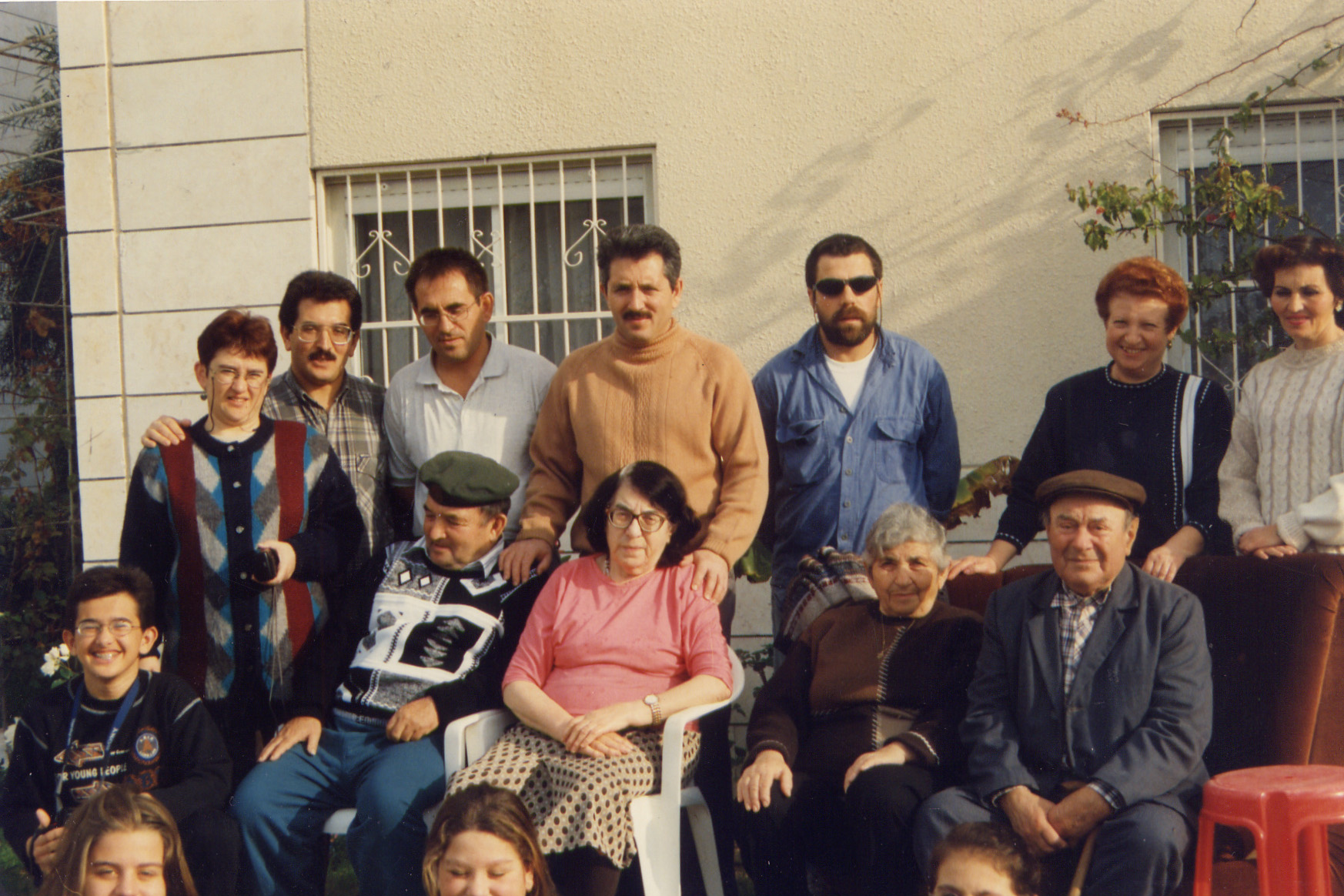 Абрам Хенкин через годы в Израиле с родными